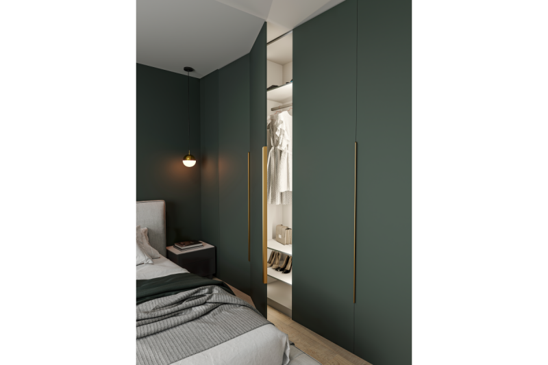 Aluminium handle HEXA, L=1200 mm, white 1208965515