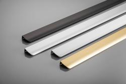 Aluminium handle HEXA, L=1200 mm, matt black 1208965516