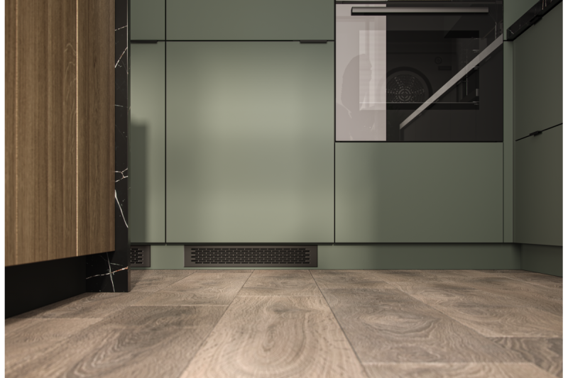 HEXI aluminium handle (matte black) 192mm/225mm 1208965571