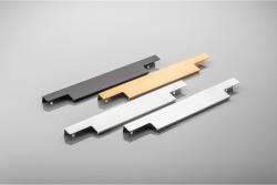 Aluminum handle LIND C = 256/596/18 mm brushed gold 1208965610