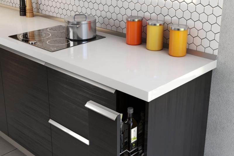 Aluminium handle PAXO C=320mm aluminium 1208965622