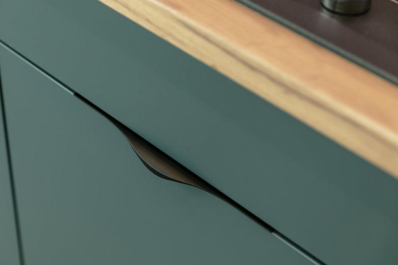 Aluminum handle PICADO C=256/596/18 mm black mat 1208965639