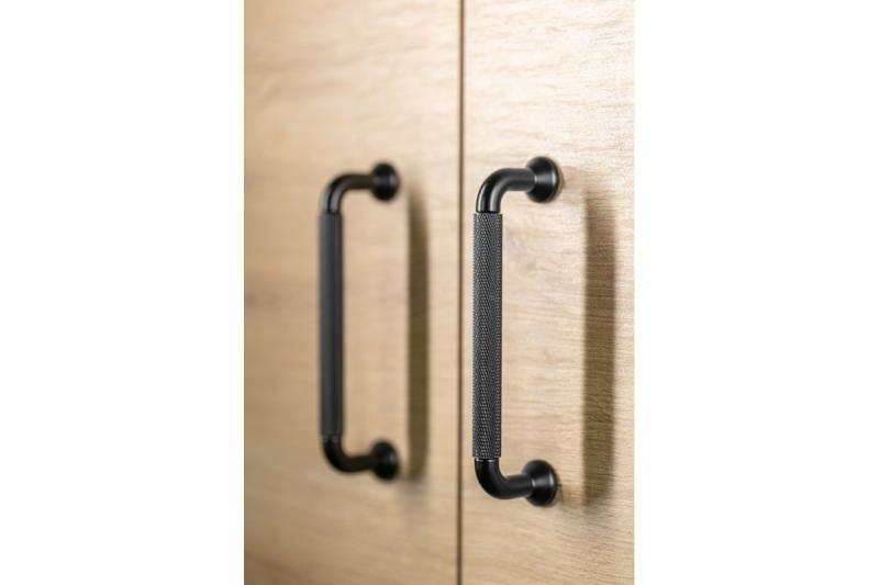 Aluminium handle STRUCTURE C=128 matt black 1208965648