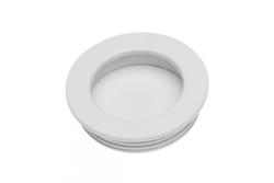 Zamak flush pull handle B224 round white 1208965709