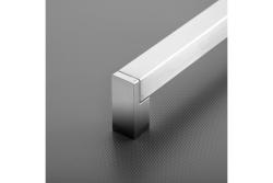 Zamak handle 334 C=128mm brushed steel 1208965756