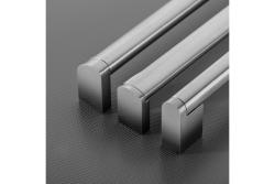 Zamak handle 335 C=160mm brushed steel 1208965762
