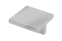 Zamak handle 60x60mm C=32mm brushed steel 1208965782
