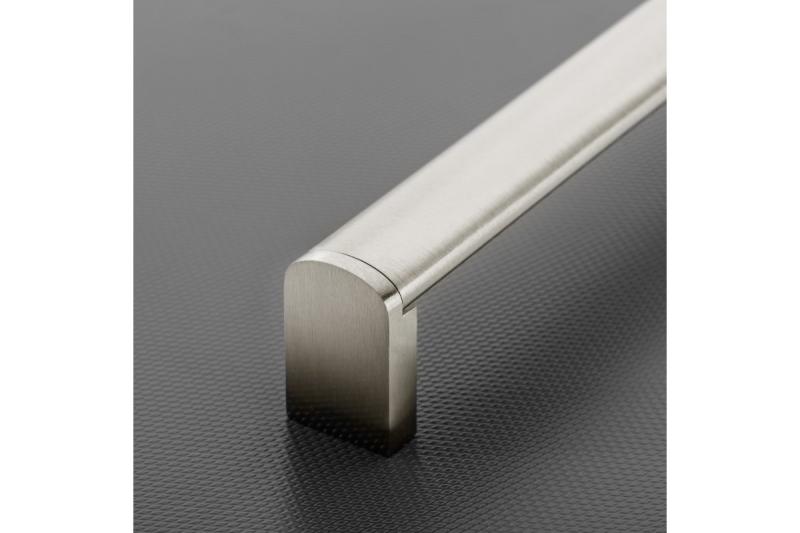 Zamak handle 682 C=224mm brushed steel 1208965786