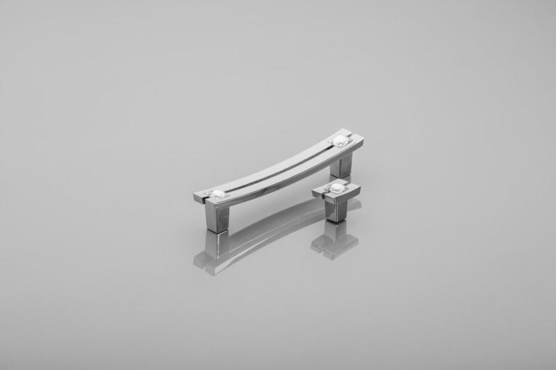 Zamak handle 71C C=96mm chrome 1208965791