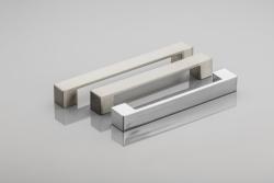 Zamak handle UZ-79F C=160mm brushed steel 1208965794