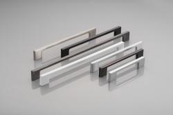 Zamak handle 819 C=96mm brushed steel 1208965798