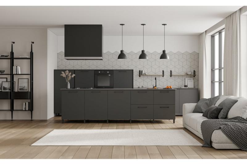 Zamak handle 819 C=96mm black 1208965803