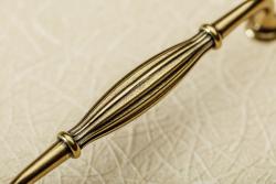 Zamak handle ABIATE C=128mm antique brass 1208965857