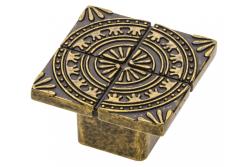 Zamak handle AZTEK C=12mm antique brass 1208965876