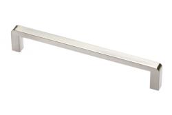 Zamak handle BAGIO C=160mm brushed steel 1208965890