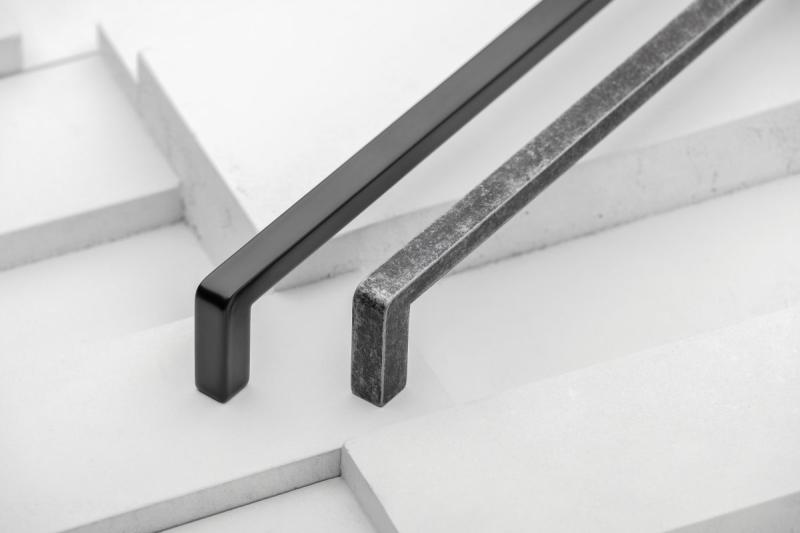 Zamak handle BAGIO C=160 mm antique silver 1208965891