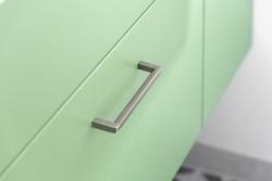 Zamak handle BAGIO 192 mm, brushed titanium 1208965901