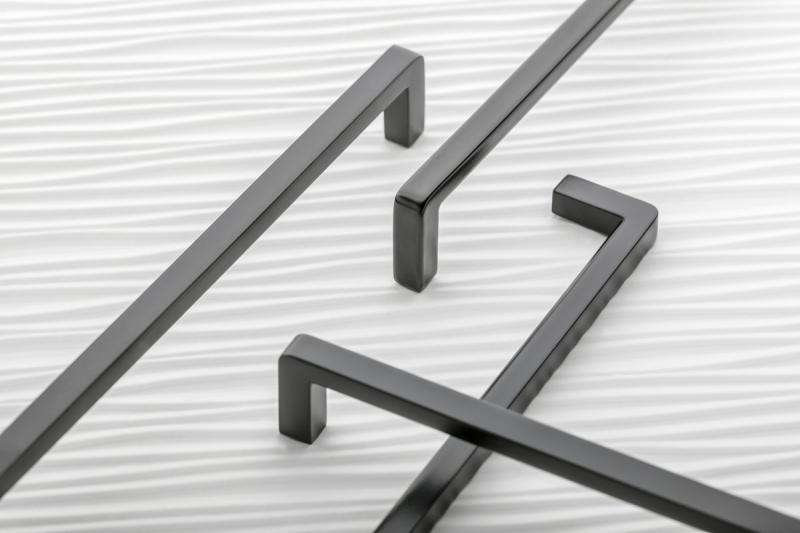 Zamak handle BAGIO C=192 mm black matt 1208965903