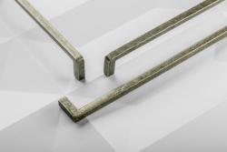 Zamak handle BAGIO 320 mm, antique brass 1208965906