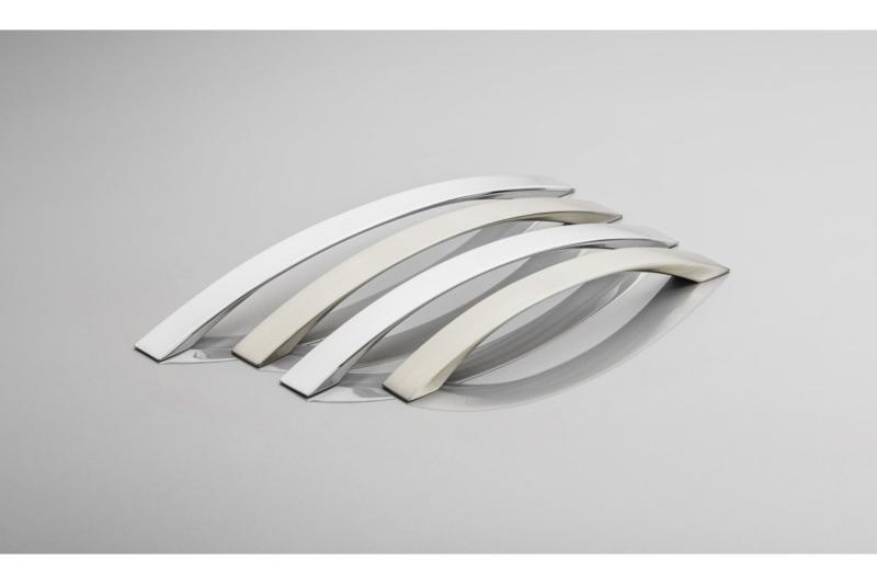 Zamak handle CALABRIA C=224mm brushed steel 1208965921