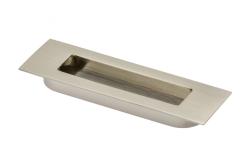 Zamak handle E6 C=96mm brushed steel 1208965983