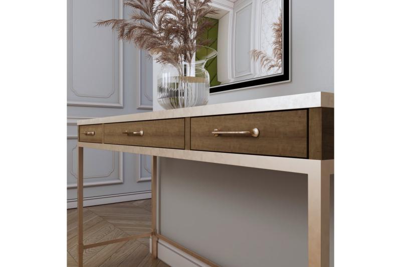 Bracket FABRICIO C=192 mm brass 1208965998