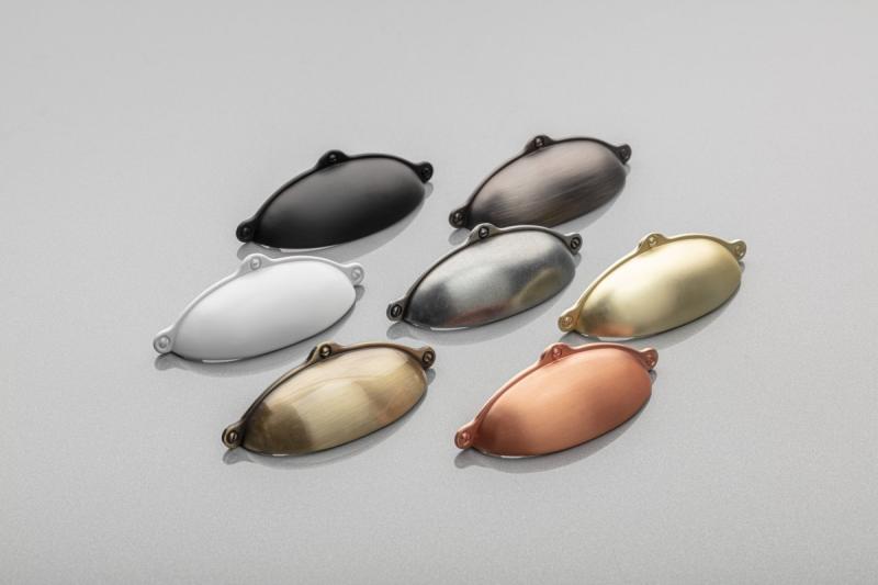 Zamak handle MARSALA C=64mm mat white 1208966103