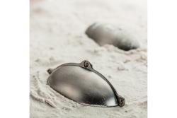 Zamak handle MARSALA C=64mm brushed titanium 1208966104