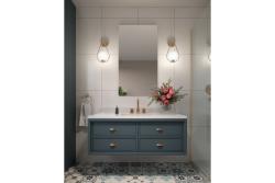 MARSALA zamak handle, C=64mm, copper 1208966105