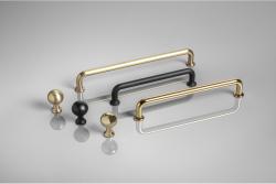 Zamak handle NORD C = 320 mm black matt 1208966155