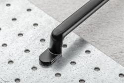 Zamak handle OTTO C = 128 mm black matt 1208966177