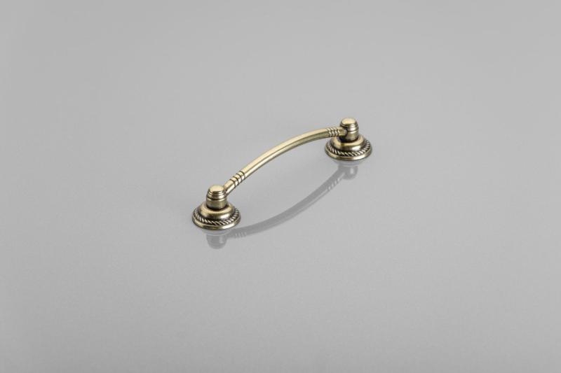 Zamak handle RENNES C=96mm antique brass 1208966190