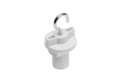 Mounting Hook for Busbar, 52mm, white 1208966574