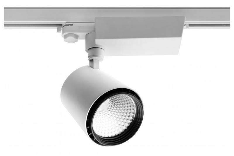 COB X-LINE LED spotlight for conductor rail, 40W, 3245lm, AC 220-240V, 50/60Hz, 60° light angle, IP2 1208966609