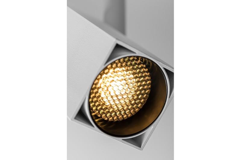 Track light fixture GROSSO,GU10,max.20W,AC220-240V,50/60 Hz,IP20,IK08,square,white 1208966610