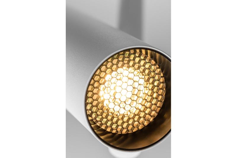 Track light fixture GROSSO,GU10,max.20W,AC220-240V,50/60 Hz,IP20,IK08,round,white 1208966612