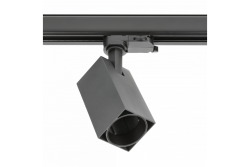 Track light fixture LIMA,GU10,max.20W,AC220-240V,50/60 Hz,IP20,IK08,square,black 1208966621