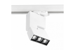 LED track light fixture SIERRA,8W,720lm,AC220-240V,50/60 Hz,PF>0,5,Ra≥80,IP20,IK08,4000K,48°,white 1208966624
