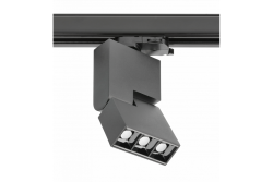 LED track light fixture SIERRA,8W,720lm,AC220-240V,50/60 Hz,PF>0,5,Ra≥80,IP20,IK08,4000K,48°,black 1208966625