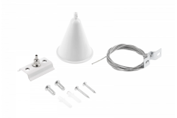 1-Phase, 2-line rail hanging kit, white 1208966644