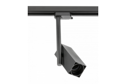 Track light fixture 1-phase GROSSO, GU10, max.20W, AC220-240V, 50/60Hz, IP20, square, black 1208966651