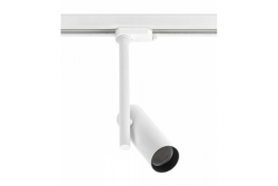 Track light fixture 1-phase GROSSO, GU10, max.20W, AC220-240V, 50/60Hz, IP20, round, white 1208966652