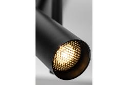 Track light fixture 1-phase GROSSO, GU10, max.20W, AC220-240V, 50/60Hz, IP20, round, black 1208966653