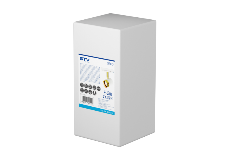 Decor Armatuur voor 1-fase busbar ORIO GU10 max. 20W AC220-240V 50/60Hz IP20 rond wit. 1208966658