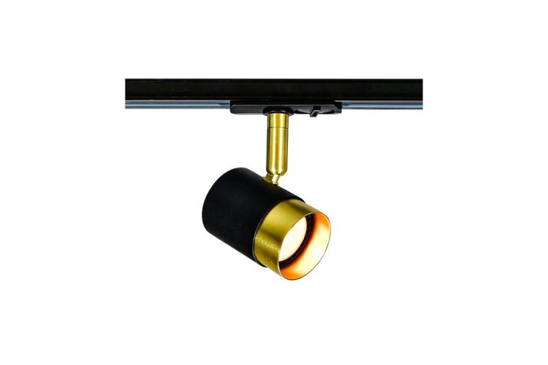 Decor Armatuur voor 1-fase busbar ORIO GU10 max.20W AC220-240V 50/60Hz IP20 rond zwart. 1208966659