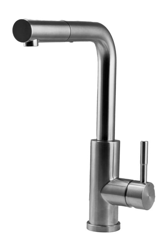 Pure.Sink Elite Steel Spark-S keukenkraan RVS met uittrekbare uitloop PS8041-02