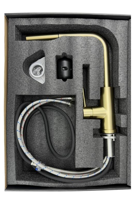 Pure.Sink Elite Steel Spark-S keukenkraan RVS met uittrekbare uitloop PS8041-02