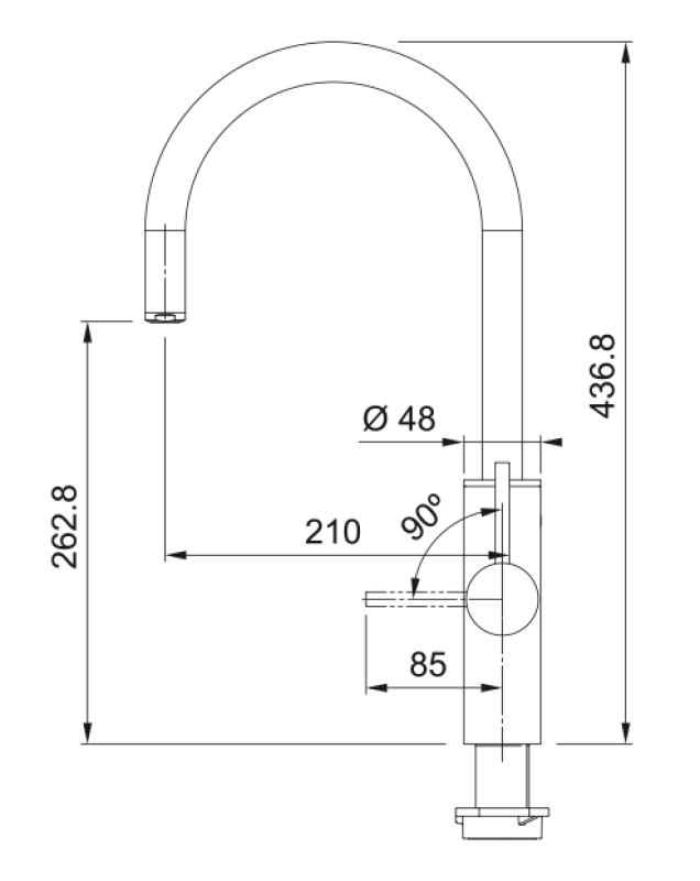 Franke Maris water hub 7L boiler 3-1 met Touch electronische kokend water kraan RVS met waterhub bypass 1208967849