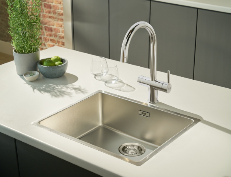 Franke Maris water hub 7l boiler 3-1 met Touch electronische kokend water kraan chroom met waterhub mengset 1208967852