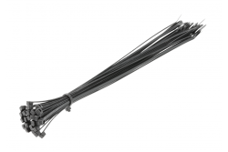 Hoegert Nylon Kabelbinders 3,6 x 300 mm 25 stuks Zwart